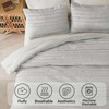 BAGOKIE Tufted Striped Bed Set with Comforter and Pillow Sham - 2 of 4