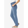 Woman Within Tall Straight-Leg Stretch Denim Five-Pocket Jeans - 4 of 4