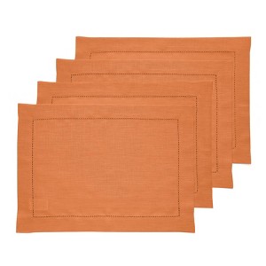 Solino Home Linen Classic Hemstitch Placemats - 1 of 4