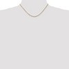 Black Bow Jewelry 1.8mm, 14k Yellow Gold Light Diamond Cut Rope Chain Necklace - 2 of 4