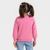 Toddler Girls' Bluey Bingo "Best Day Ever" Fleece Sweatshirt - Pink - 3 of 4