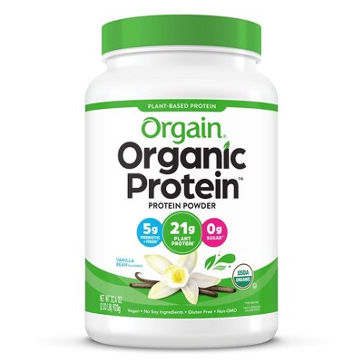 Orgain Organic Vegan Protein Plant-Based Protein Powder - Sweet Vanilla Bean - 2.03lb