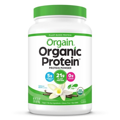 Orgain Organic Vegan Protein Plant-Based Protein Powder - Sweet Vanilla Bean - 2.03lbs