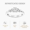 GILDED 1/2 CTTW Lab Grown Diamond Engagement Ring in Sterling Silver, Size 7 - 2 of 4