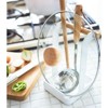 Yamazaki Home - Lid & Ladle Stand - Steel + Wood - 4 of 4