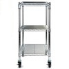 Oceanstar 3 Tier Heavy Duty All-Purpose Utility Cart - 4 of 4