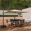 CASAINC 11 ft. Square Cantilever Patio Umbrella with Solar Powered Lights (without base) - 2 of 4