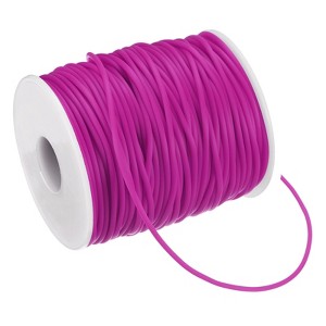 Unique Bargains Hollow Pipe Tubing Rubber Cord Silicone Stretchy Durable Elastic Beading Cord 1 Pc - 1 of 4