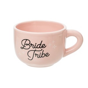 Totalee Gift Bride Tribe Large Cappuccino Mug Ceramic Pink 24 oz - 1 of 1