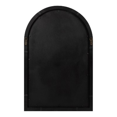 Audubon Rustic Wood and Iron Arch 40.5'' Wall Mirror