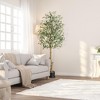 Artificial Olive Tree Tall Faux Potted Olive Plant, Fake Olive Tree  and Fruits Artificial Tree - 2 of 4