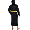 DC Comics Men's Fleece Hooded Costume Robe Pajama Lounge - 4 of 4