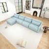 Christopher Knight Home Cara 142" Chenille Upholstered L-Shape Sectional Sofa - 2 of 4