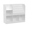Kumasinova Kids Bookshelf– Anti-Rollover Storage Shelf, Bookcase with 3 Collapsible Fabric Drawers, Bookcase Display Stand, Toy Storage Organizer - 4 of 4