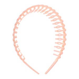 Unique Bargains Women's Classic Fashion Frosted Wavy Hairband 3.74" ID 1 Pc - 1 of 4