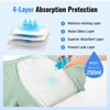 CARER 8oz High Absorbency Men's Incontinence Briefs 3-Pack Washable Cotton Incontinence Underwear Boxer for Men Bladder Leakage - 3 of 4
