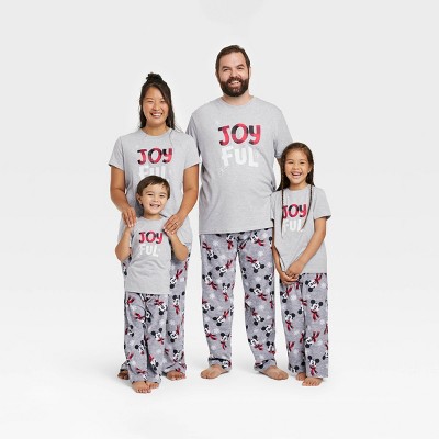 Holiday Mickey Mouse Plaid Fleece Matching Family Pajama Pants Collection