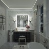 Apmir Super Bright 192 LEDs/m Back LED Lighted Anti-Fog Tempered Glass Bathroom/Vanity Mirror with ETL & 3-Year Warranty - 2 of 4