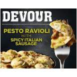 Devour Frozen Pesto Ravioli with Spicy Italian Sausage - 12oz