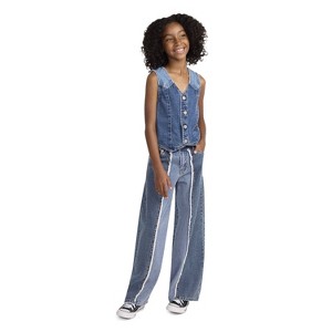 Levi's® Girls' Rodeo High-Rise Baggy Fit Jeans - Blue - 1 of 4