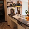 LLHZSY Black Pendant Light 12 1/5" Wide Mid Century Modern Hammered Arc Shade for Dining Room Kitchen Entryway Bedroom - 3 of 4
