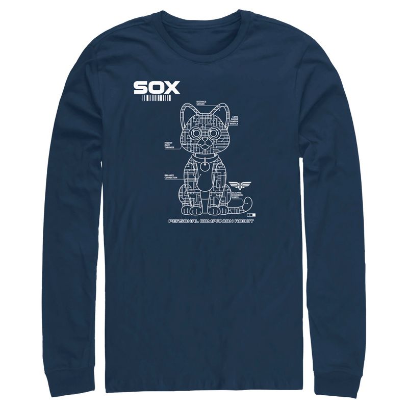 Men's Lightyear Sox Blueprint Long Sleeve Shirt, 1 of 5