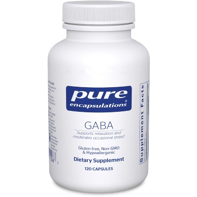 Pure Encapsulations GABA - Supplement to Support Relaxation & Moderation of Occasional Stress - With Premium GABA Amino Acids