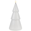 Northlight LED Flameless Flickering Christmas Tree Wax Candles - 10.5" - White - Set of 2 - 4 of 4