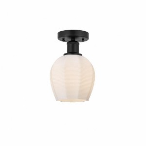 Norfolk - 1 Light Semi-Flush Mount In Industrial Style-9.62 Inches Tall and 5.75 Inches Wide - 1 of 1