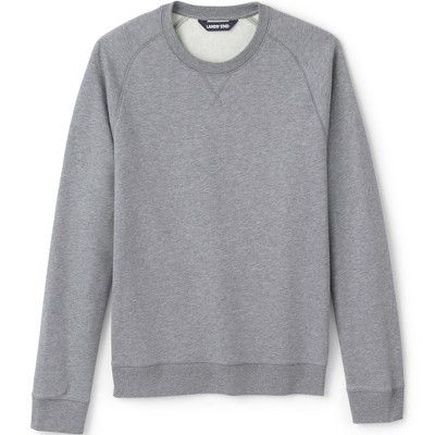 Lands' End School Uniform Adult Crewneck Sweatshirt - Xx Large - Pewter ...