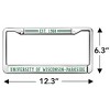 University of Wisconsin - Parkside Full Size Standard License Plate Metal Frame - 4 of 4
