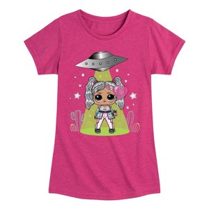 Girls' - LOL Surprise! - Astro Alien Doll Fitted Short Sleeve Graphic T-Shirt - 1 of 4