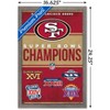Trends International NFL San Francisco 49ers - Champions 23 Framed Wall Poster Prints - 3 of 4