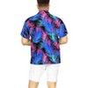 HAPPY BAY Men's Hawaiian Shirt Casual Collared - 2 of 3