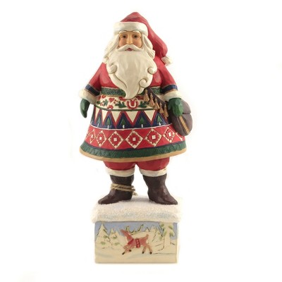 Jim Shore 10.25" Feeling Festive In The Frost Heartwood Creek  -  Decorative Figurines