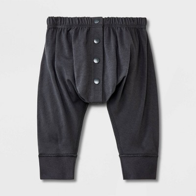 Image of Baby Adaptive Hip Dysplasia Snap Pants - Cat & Jack™ Black 0-3M
