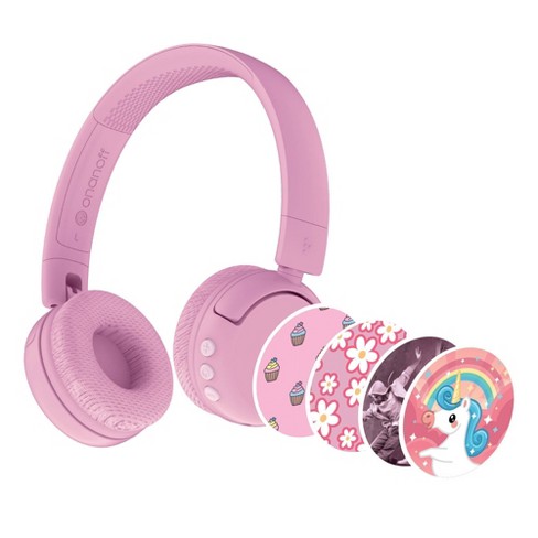 Buddyphones Pop Fun Foldable Bluetooth Wireless Kids Headphones With Microphone Pink Target