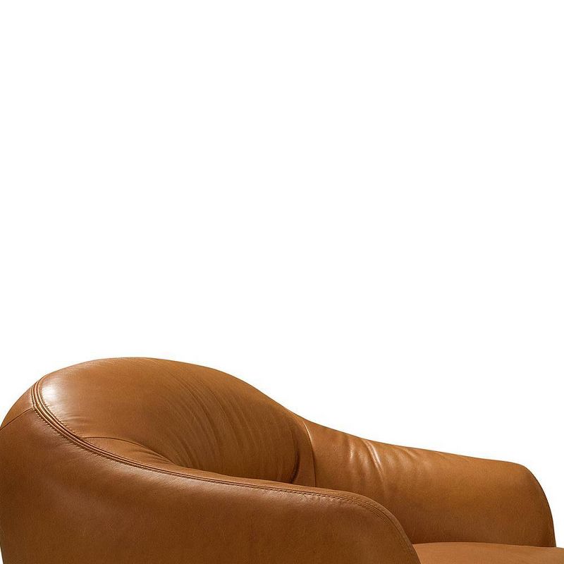 66&#34; Leonia Sofa Cognac Leather - Acme Furniture, 4 of 10