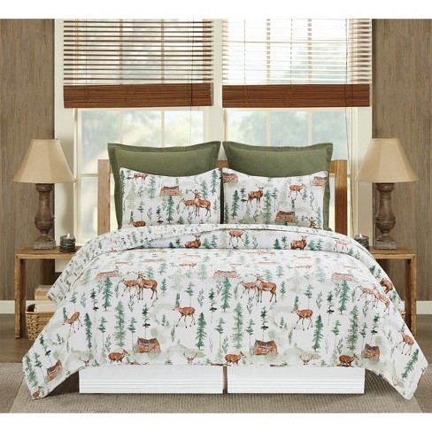 C&f Home Ruffled King Bedspread Natural : Target