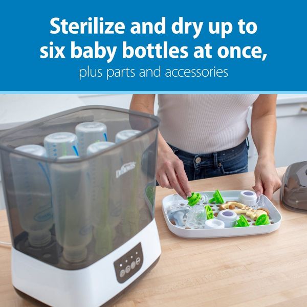 Condition photo showing New/Like New for Dr. Brown's All-in-One Sterilizer & Dryer for Baby Bottles and Newborn Essentials