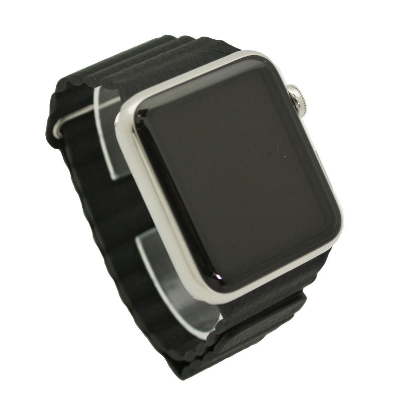 Olivia Pratt Unisex Magnetic Leather Apple Watch Band, 5 of 7