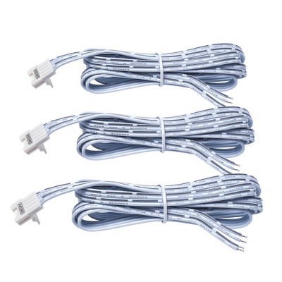 Armacost Lighting SureLock 4 Pin RGB LED Strip Light Tape to Wire Connectors 3pk Light Accessory
