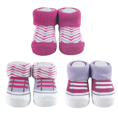 Yoga Sprout Baby Girl Socks Giftset, Purple Lotus, One Size