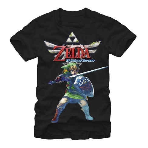 Men's Nintendo Legend Of Zelda Swordsman T-shirt : Target