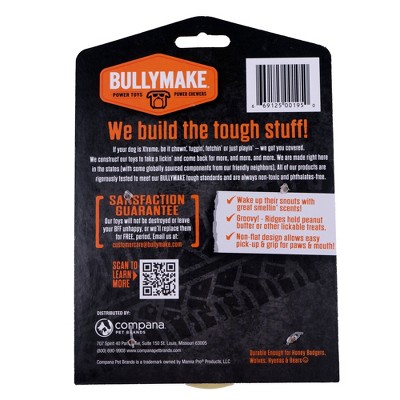Bullymake Yellow Pineapple with Bacon Flavor Tough Chew Dog Toy