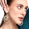 SOHI Women's California Gold Party Drop Earring - 4 of 4
