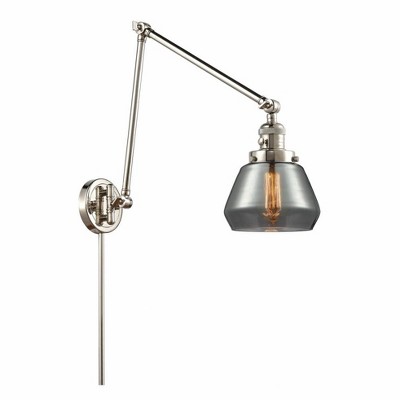 Fulton - 1 Light Double Extension Swing Arm Wall Sconce In Industrial Style-30 Inches Tall and 8 Inches Wide