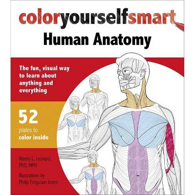 Color Yourself Smart: Human Anatomy - by  Wendy Leonard (Paperback)