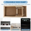 Unique Bargains  Wooden FoldableDog Ramp for Bed 1 Pc - 4 of 4