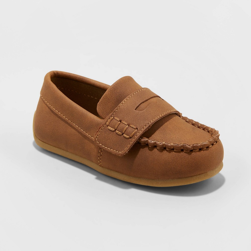 Toddler Boys' Abbott Flats and Slip-On - Cat & Jack™ Cognac 8T